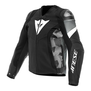 Kurtka skórzana DAINESE AVRO 5 BLACK/WHITE/ANTHRACITE czarny biały grafitowy
