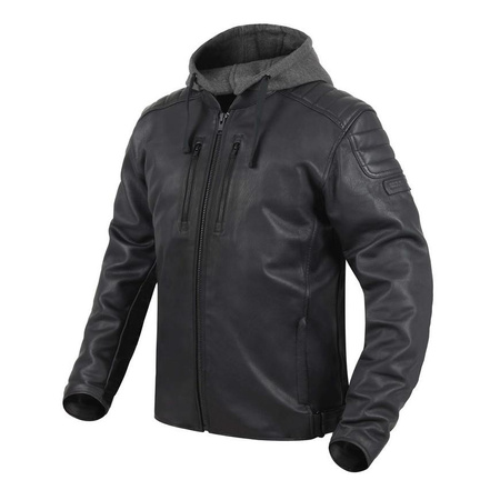 Kurtka motocyklowa skórzana Rebelhorn IMPALA czarny