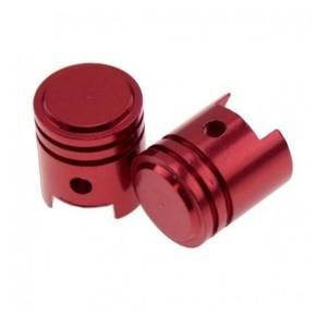 Nakrętki na wentyl KEITI red