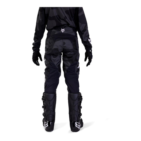 Spodnie motocyklowe dziecięce FOX Junior 180 BNKR Black Camo