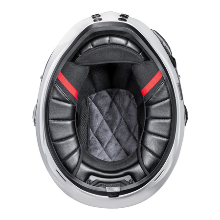 Kask motocyklowy integralny custom cruiser HJC V10 biały