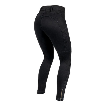 Jeansy motocyklowe damskie Rebelhorn ASH czarny