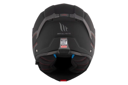 Kask motocyklowy MT ATOM 2 SV SOLID MATT BLACK czarny mat