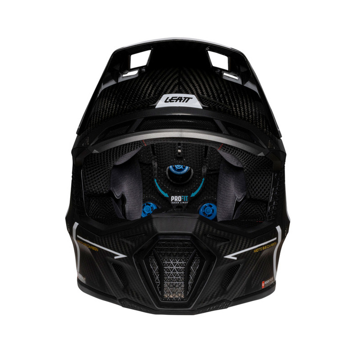 Kask z Goglami Leatt Kit Moto 9.5 Carbon/White V25