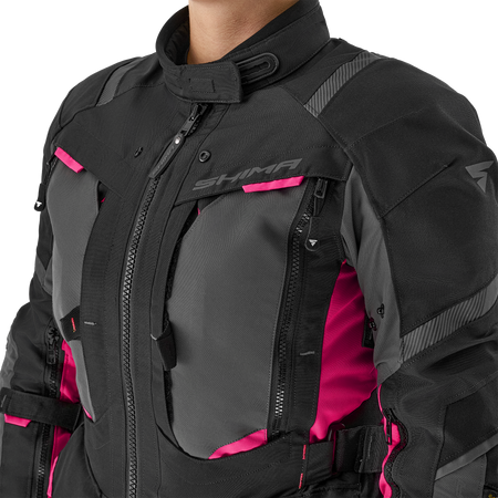 Damska kurtka motocyklowa tekstylna Shima HERO 2.0 różowy