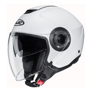Kask motocyklowy otwarty HJC I40N perłowy biały