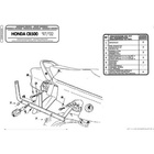 KAPPA Stelaż kufra motocyklowego centralnego HONDA CB 500 (97-05), 500S (00-05) ( BEZ PŁYTY )