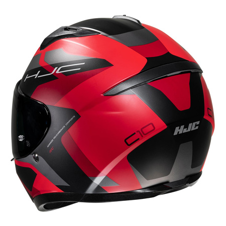 Kask motocyklowy integralny HJC C10 Tins czarny/czerwony