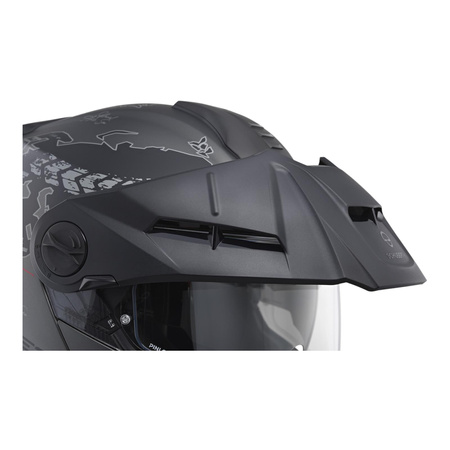 Kask motocyklowy SCHUBERTH E2 ECE ATLAS ANTHRACITE czarny szary czerwony