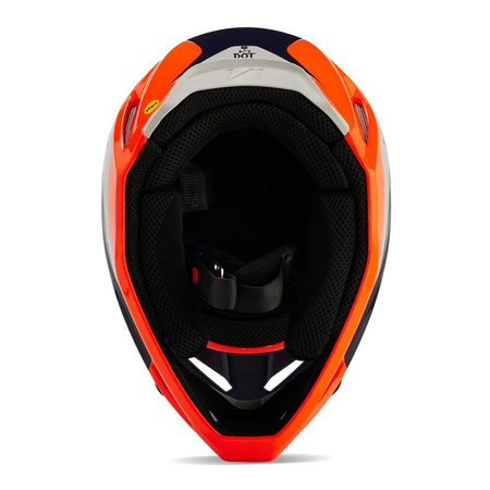Kask cross offroad motocyklowy FOX V1 Nitro Helmet Fluo Orange