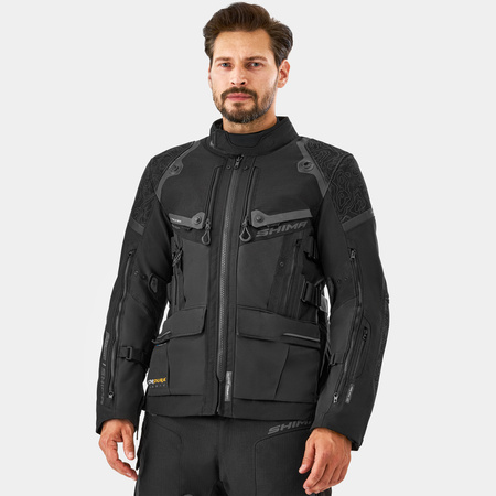 Kurtka motocyklowa SHIMA TRACKER BLACK czarny