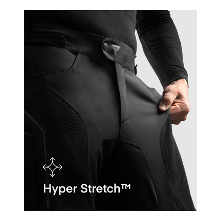 Spodnie motocyklowe REBELHORN HIFLOW V SHORT BLACK czarny