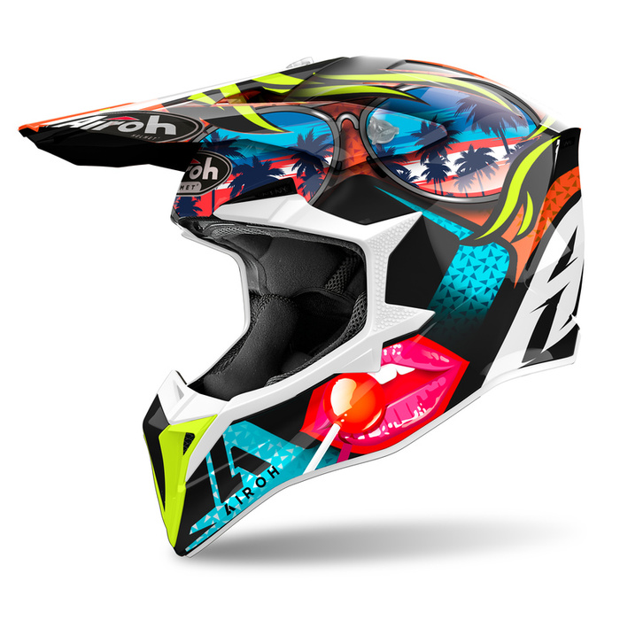 Kask motocyklowy AIROH Wraaap Lollipop