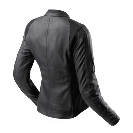 Damska kurtka motocyklowa skórzana Rebelhorn SIENA czarny