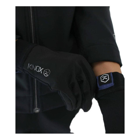 Rękawice motocyklowe KNOX WINDPROOF BLACK czarny