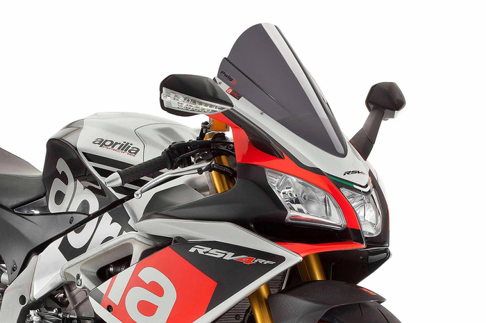 Szyba sportowa PUIG do Aprilia RS4V RF/RR 15-20 Mocno przyciemniany (F)