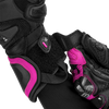 Rękawice motocyklowe damskie SHIMA RS-3 LADY PINK czarny różowy