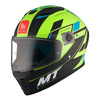 Kask motocyklowy MT STINGER 2 ZIVZE MATT BLACK/FLUO czarny żółty fluo niebieski