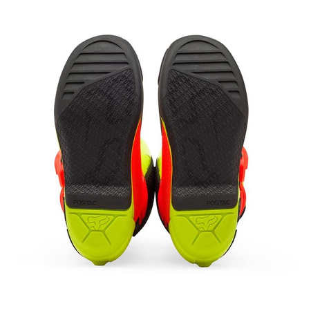 Buty motocyklowe cross dziecięce FOX JUNIOR COMP ORANGE/YELLOW pomarańczowy żółty