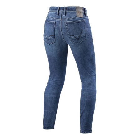Spodnie jeansowe motocyklowe REVIT PISTON 3 Medium Blue Used niebieski