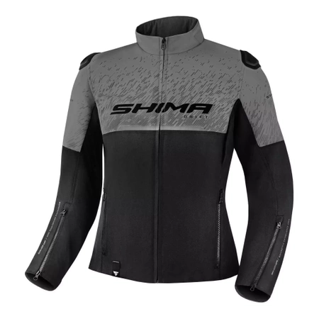 Damska kurtka motocyklowa tekstylna miejska Shima DRIFT szary