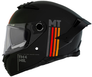 Kask motocyklowy MT THUNDER 4 SV MIL MATT BLACK czarny czerwony żółty