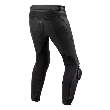 Spodnie motocyklowe skórzane REVIT APEX BLACK czarny