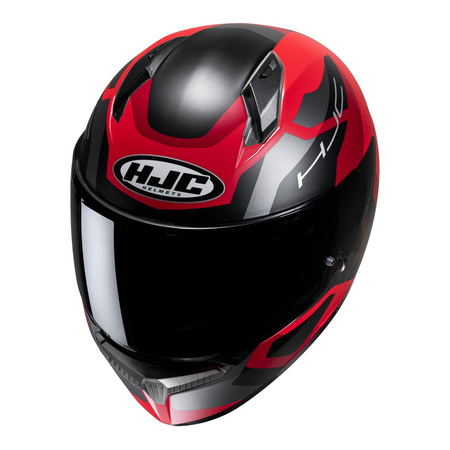 Kask motocyklowy integralny HJC C10 Tins czarny/czerwony