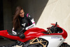 Kurtka motocyklowa skórzana damska SHIMA MIURA 2.0 PINK FLUO czarny różowy