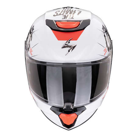 Kask motocyklowy SCORPION EXO-JNR BOUM WHITE/BLACK biały czarny