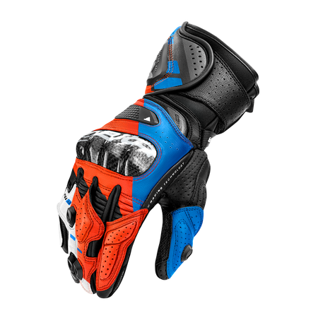 Rękawice motocyklowe SHIMA RS-3 BLUE czarny niebieski