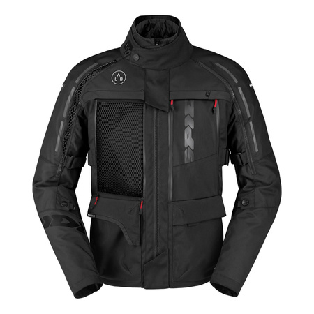Kurtka motocyklowa tekstylna SPIDI 4 SEASON V3 BLACK czarny