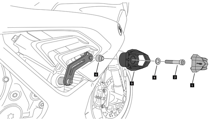 Crash Pady PUIG do Bmw S1000RR 19-20