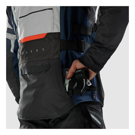 Kurtka motocyklowa tekstylna Rebelhorn CUBBY V czarny-piaskowy