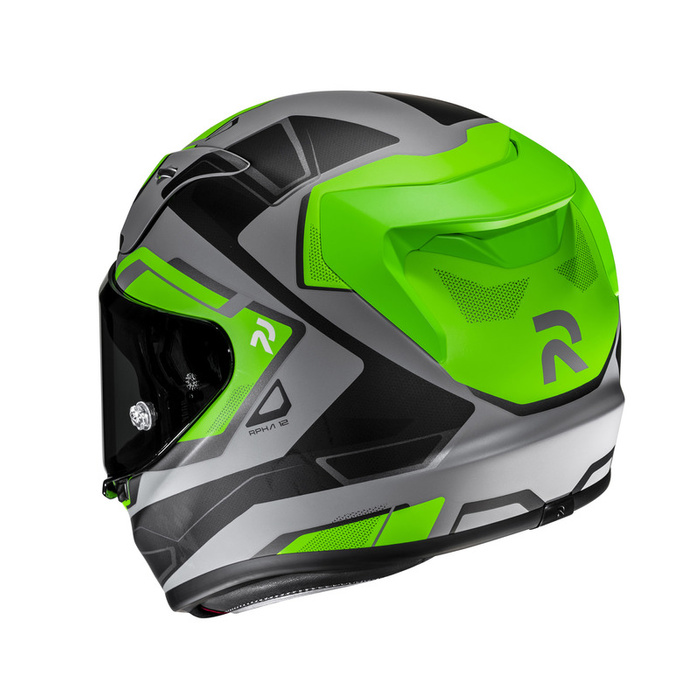 Kask motocyklowy integralny HJC RPHA 12 Brels zielony/szary