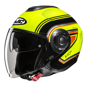 Kask motocyklowy otwarty HJC I40N Linia żółty/czarny