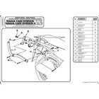 Kappa stelaż kufra centralnego Yamaha XJ 600 diversion (91-03), diversion n (96-99) ( bez płyty )