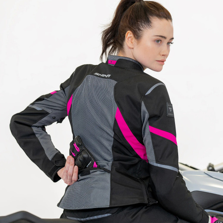 Damska kurtka motocyklowa tekstylna Shima RUSH 2.0 VENT różowy