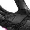 Rękawice motocyklowe damskie SHIMA RS-3 LADY PINK czarny różowy