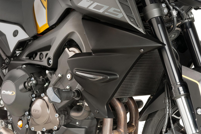 Boczne panele chłodnicy do Yamaha MT-09 17-20 (z kierunkowskazami)