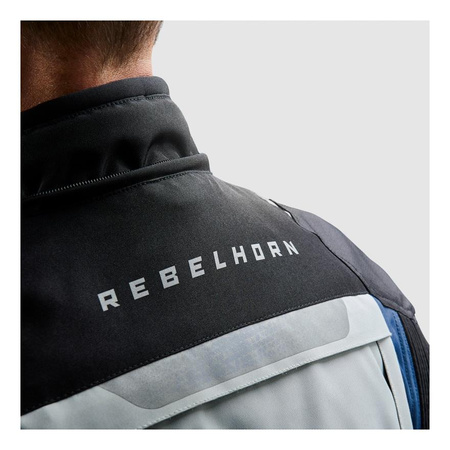 Kurtka motocyklowa tekstylna Rebelhorn CUBBY V czarny-piaskowy