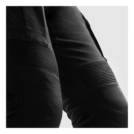 Jeansy motocyklowe REBELHORN FASTER BLACK czarny