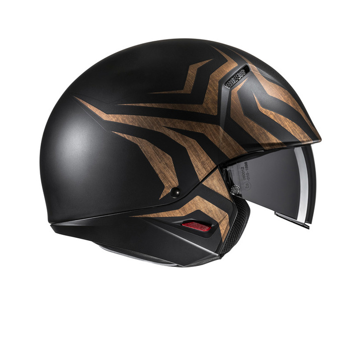 Kask motocyklowy otwarty HJC I20 Thorn czarny/złoty