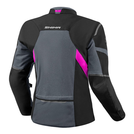 Damska kurtka motocyklowa tekstylna Shima RUSH 2.0 VENT różowy