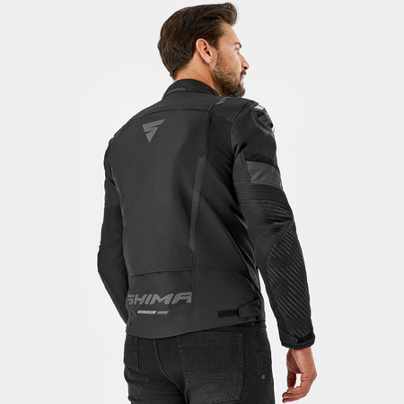 Kurtka motocyklowa tekstylna Shima SOLID 2.0 czarny