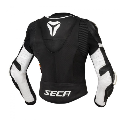 Kurtka motocyklowa damska SECA SRS II LADY BLACK/WHITE czarny biały
