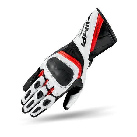 Damskie rękawice motocyklowe sportowe Shima MIURA GLOVES czerwony