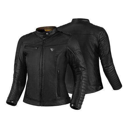 Damska kurtka motocyklowa skórzana miejska Shima WINCHESTER 2.0 czarny