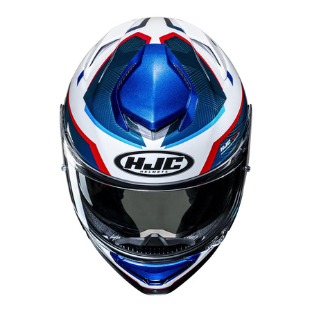 Kask motocyklowy integralny HJC RPHA 71 Ellon biały/niebieski