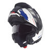 Kask motocyklowy SCHUBERTH E2 ECE ATLAS BLUE biały niebieski czerwony